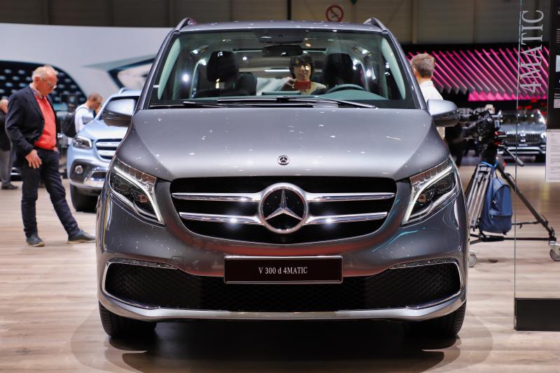  - Mercedes Classe V restylé | nos photos au salon de Genève 2019